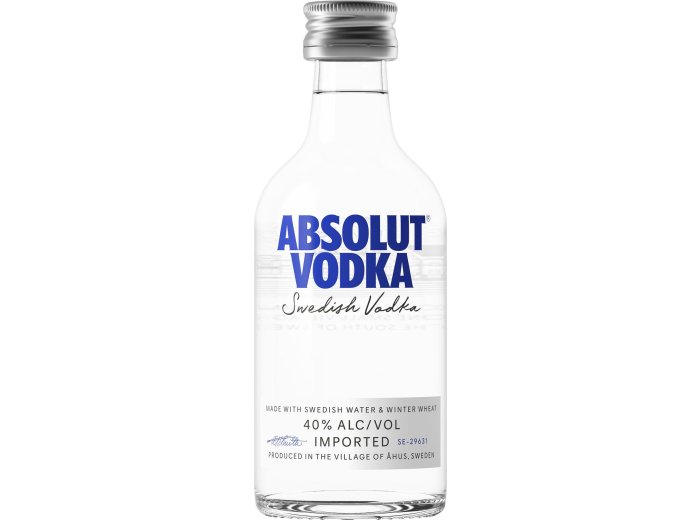 * Absolut Vodka 5cl 12 x 0.05l Kt.