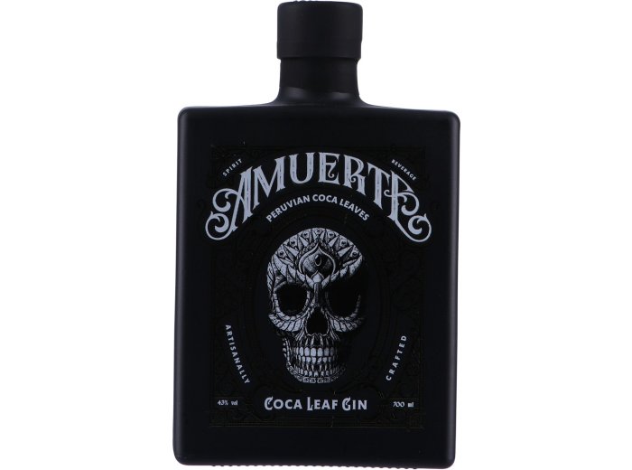 * Amuerte Coca Leaf Gin 70cl  Black Edition 1 x 70 cl