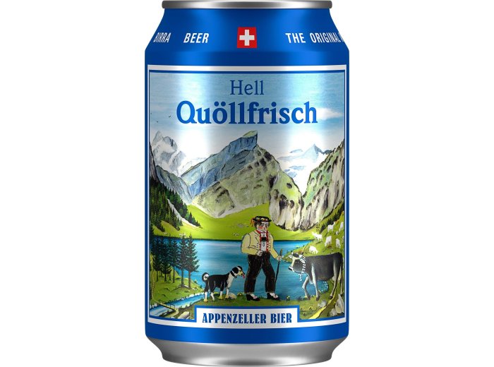 * Appenzeller Quöllfrisch hell 0.33l DS 24 x 33 cl Kt.