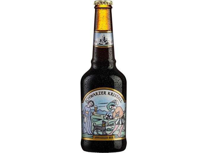 Appenzeller Schwarzer Kristall 33cl 20 x 0.33l