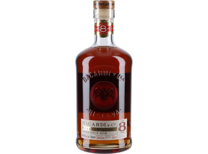 * Bacardi Reserva 8 años 70cl 1 x 70 cl