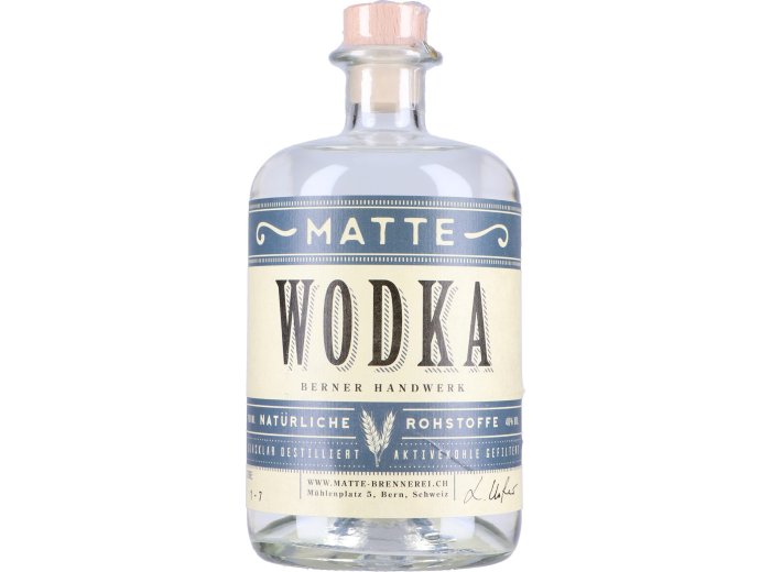 * Berner Matte Vodka 70cl 1 x 70 cl
