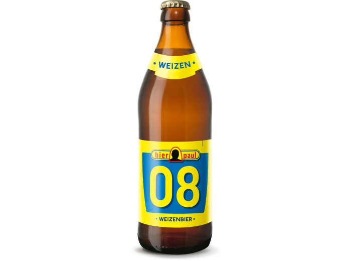 **bier paul 08 hefetrübes Weizenbier 20 x 50 cl
