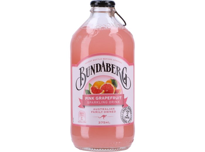 * Bundaberg Pink Grapefruit 37.5cl 12 x 37.5cl. Kt