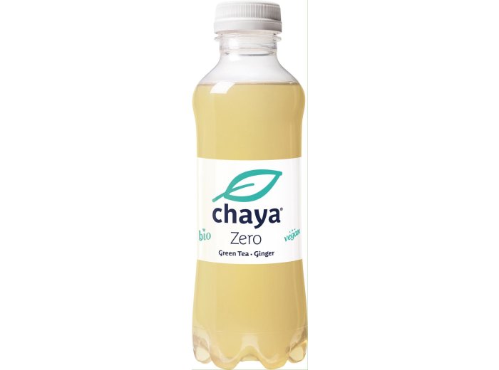 Chaya ZERO Grüntee-Ingwer Bio 5dl.PET 12 x 50cl Kt.