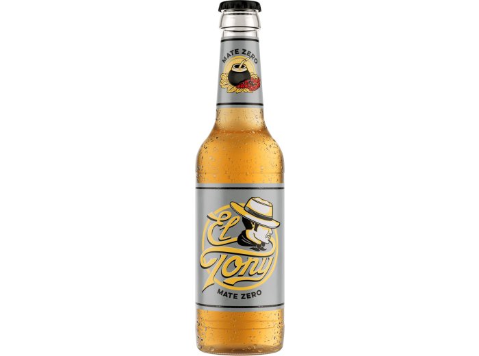 El Tony Mate Zero Harasse 24 x 0.33 l Flasche Glas 24 x 0.33l