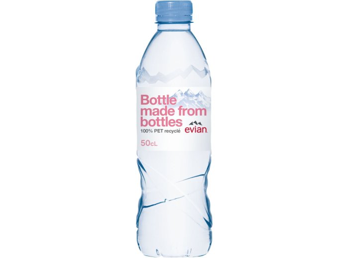 *Evian 5 dl PET 24 x 50 cl Kt.