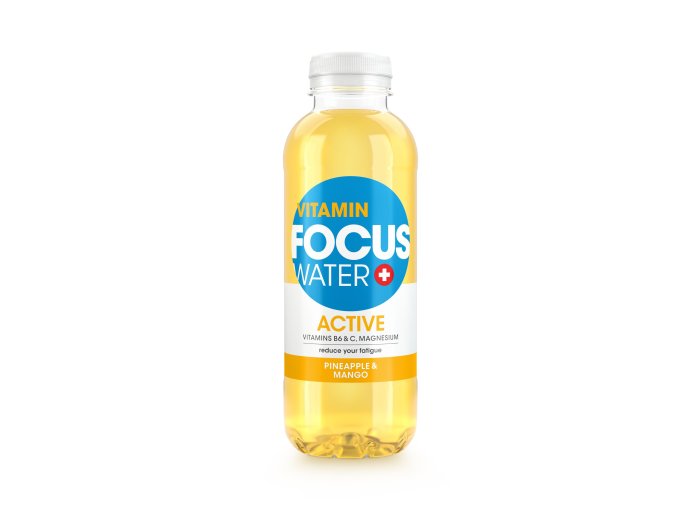 FOCUSWATER Active Ananas & Mango 12 x 50cl Kt.