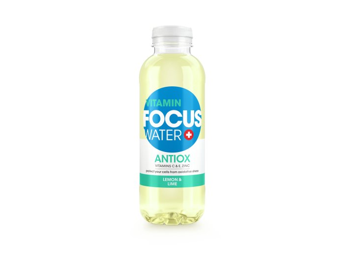 FOCUSWATER Antiox Zitrone & Limette 12 x 50cl Kt.
