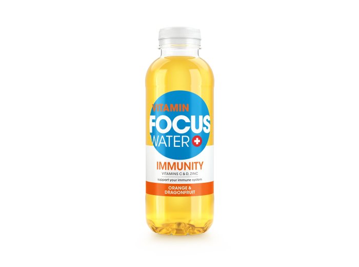 FOCUSWATER Immunity Orange&Drachenfrucht 12 x 50cl Kt.