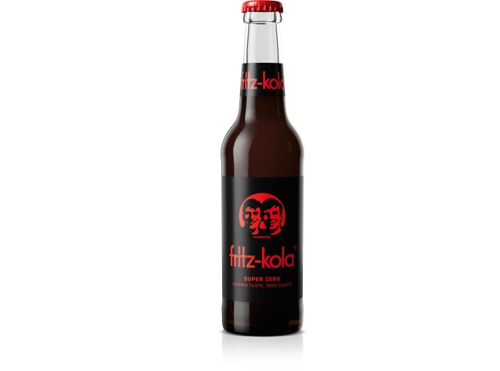 Fritz-Kola ohne Zucker Superzero 33 cl MW 24 x 0.33l