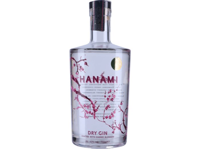 * Hanami Dry Gin 70cl 1 x 70 cl