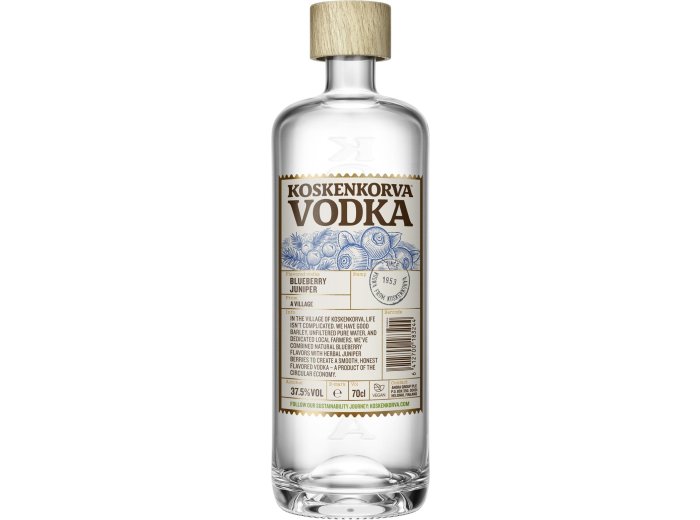 Koskenkorva Blueberry Juniper Vodka 70cl 1 x 70 cl