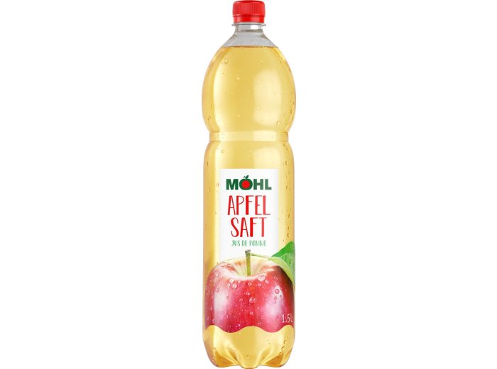 Möhl Apfelsaft hell 1.5 lt PET Har. 6 x 1.50l