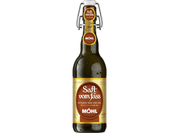 Möhl Saft vom Fass trüeb 50 cl Bügel 15 x 0.50
