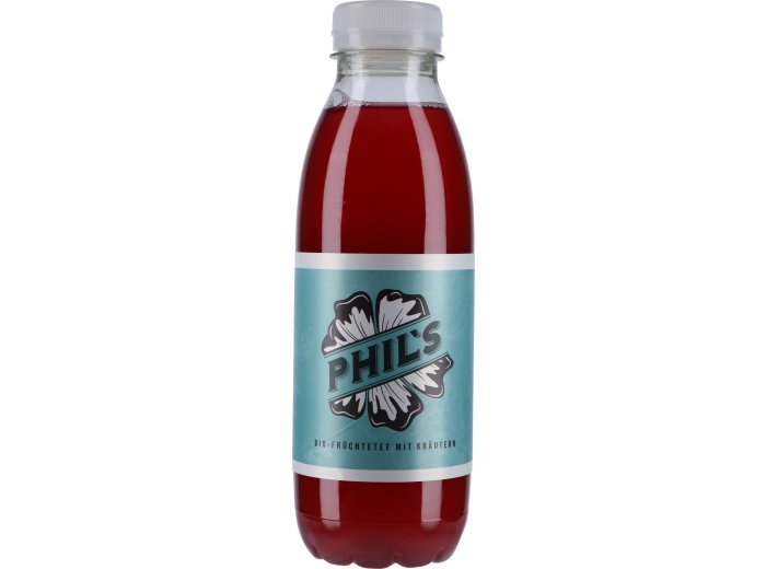 Phil's Bio Früchtetee mit Kräutern 50cl PET 12 x 0.50l Kt.