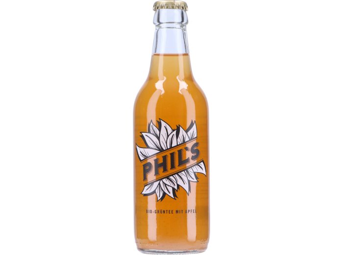 Phil's Bio Grüntee mit Apfel 33 cl MW 24 x 0.33l