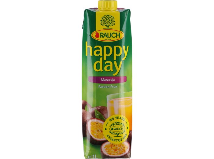 * Rauch happy day Maracuja 100cl 12 x 1lt Kt.