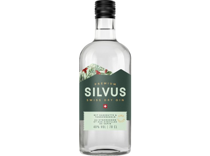 * SILVUS Swiss Dry Gin 1 x 70 cl