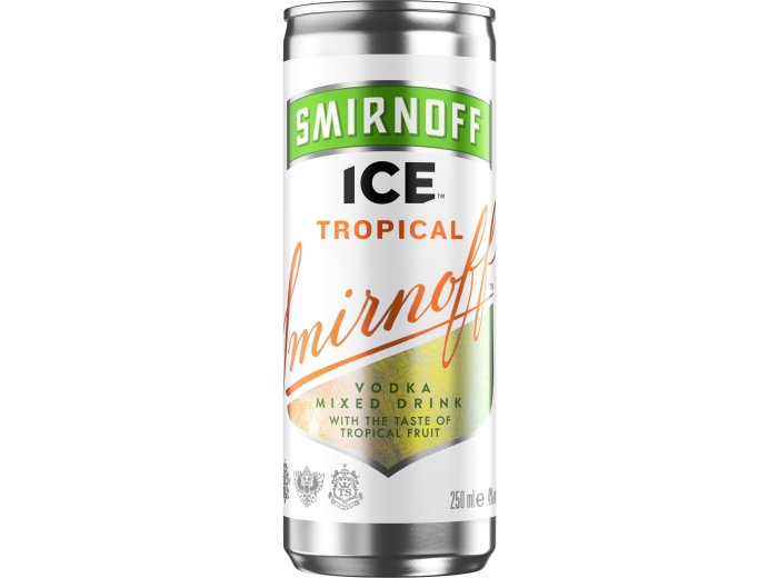 * Smirnoff Ice Tropical 27.5cl DS 24 x 27.5 cl Kt.