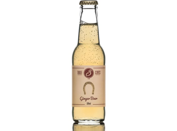 * Three Cents Ginger Beer 20cl 24 x 0.20l Kt.
