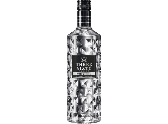 *Three Sixty Vodka Original 70cl 1 x 0.70l