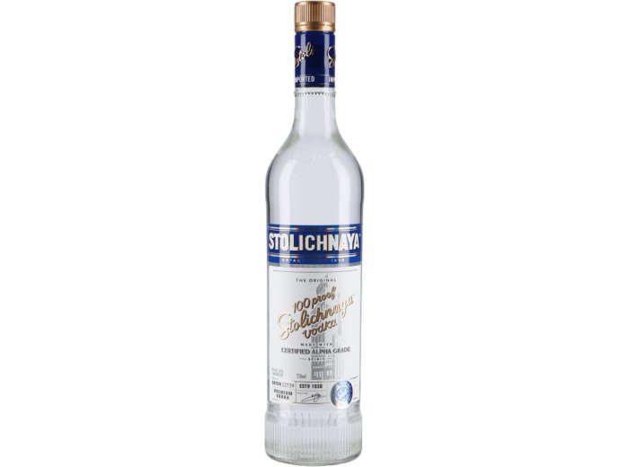 * Wodka Stolichnaya Blue 70cl 1 x 70 cl