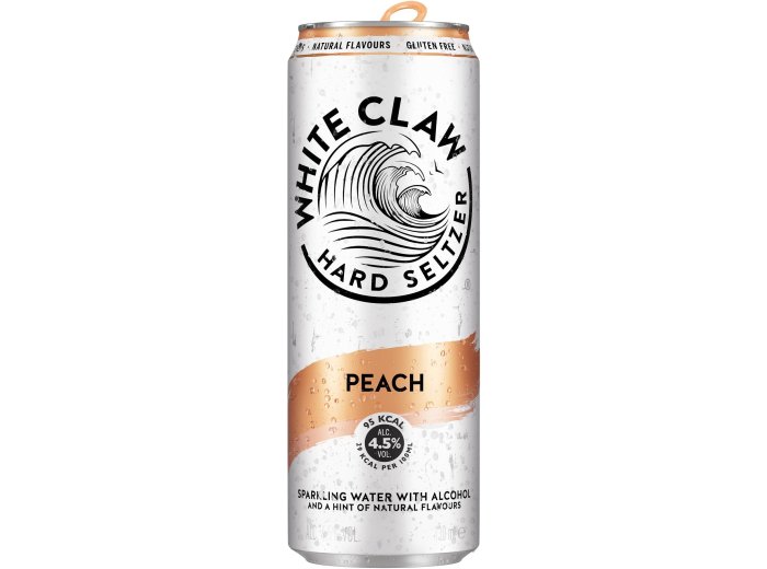 * White Claw Peach 4.5% Tray 12 x 0.33 DS 12 x 0.33l