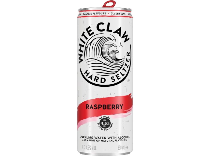 * White Claw Raspberry 4.5% Tray 12 x 0.33 l DS 12 x 0.33l