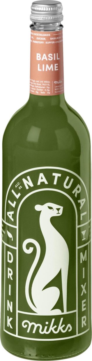 Mikks Basil Lime 75cl 1 x 0.75l