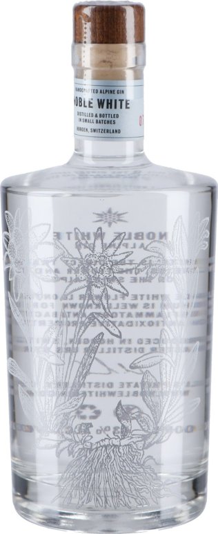* Noble White Alpine Gin 50cl 1 x 50 cl