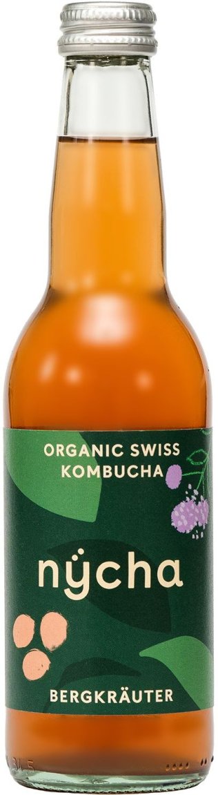 Nycha Kombucha Mountain Herbs 24 x 0.33l Kt.