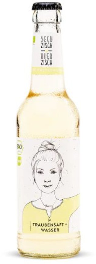 Sechzisch Vierzisch 33cl Bio Traubensaft + Wasser 24 x 0.33l Kt.