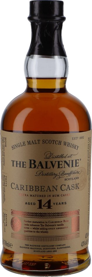 The Balvenie Caribbean Cask 14 1 x 70 cl