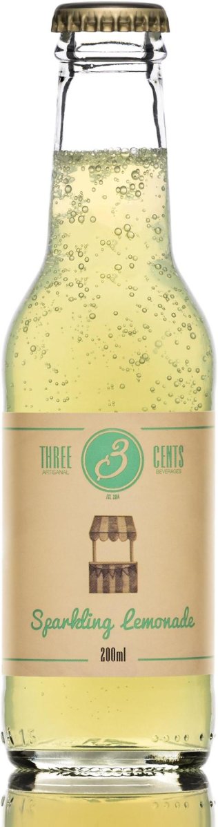 * Three Cents Sparkling Lemonade 20cl* 24 x 20cl Kt.