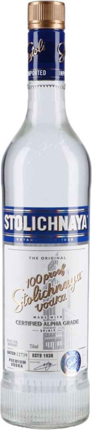 * Wodka Stolichnaya Blue 70cl 1 x 70 cl