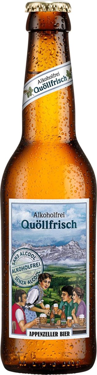 Appenzeller Quöllfrisch alkoholfrei 33cl MW 24 x 0.33l