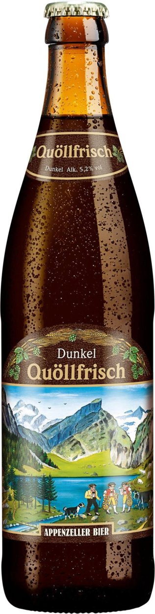 Appenzeller Quöllfrisch dunkel 50cl 20 x 0.50l