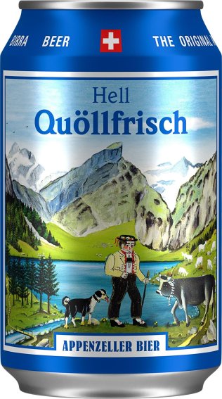 * Appenzeller Quöllfrisch hell 0.33l DS 24 x 33 cl Kt.