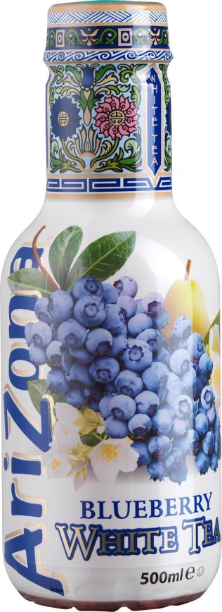 * AriZona White Tea Blueberry 50cl PET 6 x 0.50l Kt.