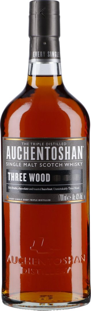 * Auchentoshan Three Wood 70cl 1 x 70cl