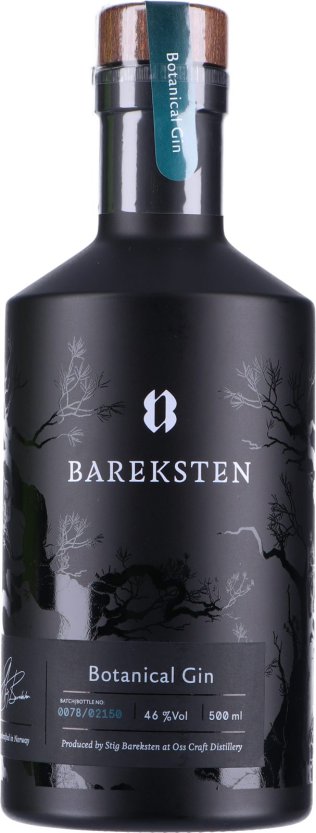 * Bareksten Botanical Gin 50cl 1 x 50 cl