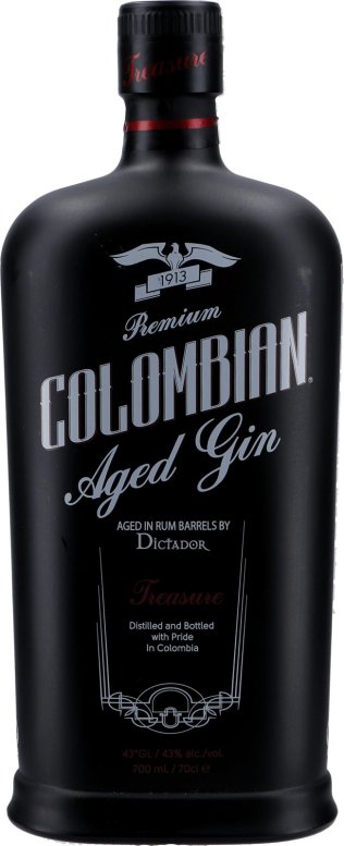 * Dictador Colombian Aged Black Gin 70cl 1 x 70 cl