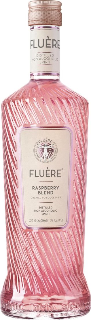 *Fluere Raspberry Infused Blend of Botanicals 0% 1 x 70 cl