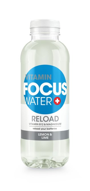 FOCUSWATER RELOAD Zitrone & Limette 12 x 50cl Kt.