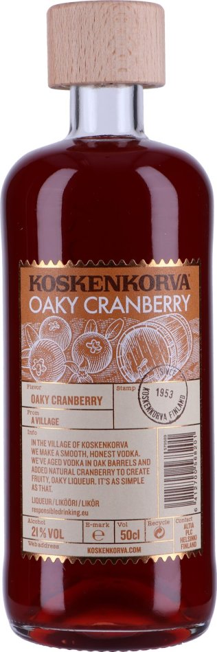 Koskenkorva Okay Cranberry Likör 50cl 1 x 50 cl