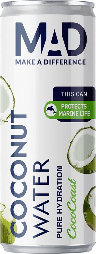 Mad Pure Coconut Water 33 cl DS 24 x 0.33l Kt.