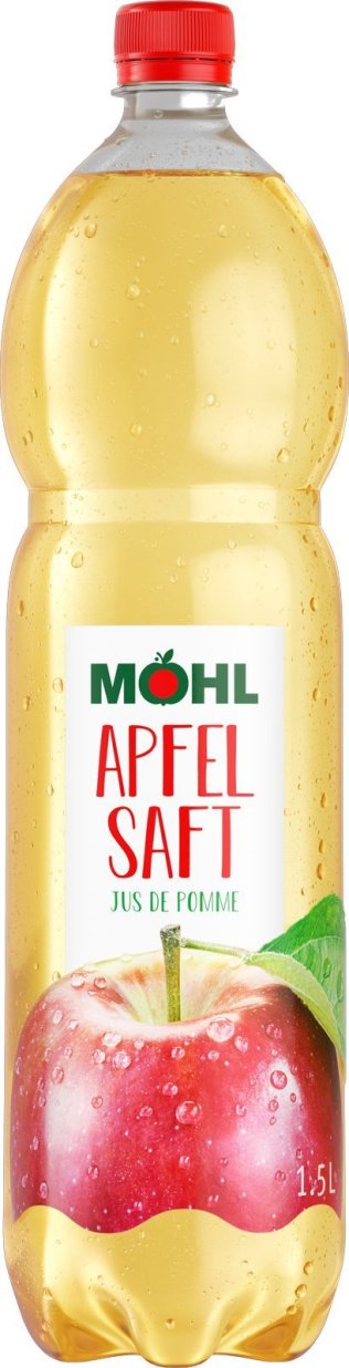 Möhl Apfelsaft hell 1.5 lt PET Har. 6 x 1.50l