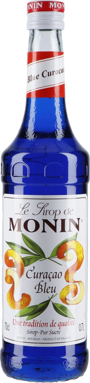 * Monin Sirup Curacao Bleu 1 x 70 cl