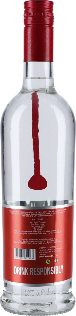 * Pisco Ocucaje Acholado 70cl 1 x 75 cl